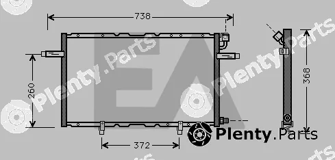 Eaclima 30C54012 — Condenser, air conditioning
