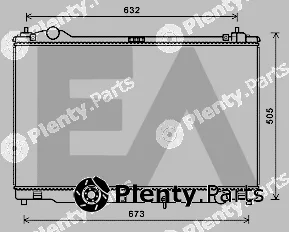 Eaclima 31R71277 — Radiator, engine cooling