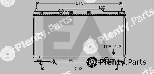 Eaclima 31R26047 — Radiator, engine cooling