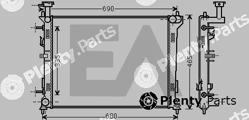 Eaclima 31R36045 — Radiator, engine cooling