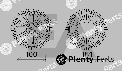 Eaclima 35C22D04 — Fan Wheel, engine cooling