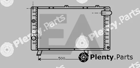 Eaclima 31R55021 — Radiator, engine cooling
