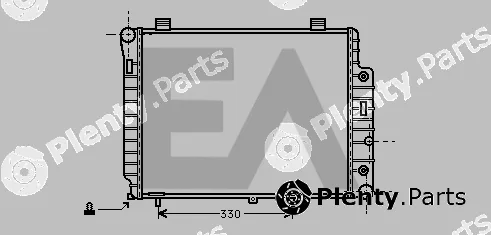 Eaclima 31R50125 — Radiator, engine cooling