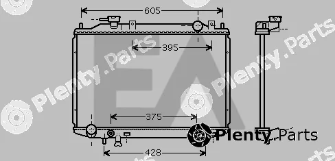 Eaclima 31R52087 — Radiator, engine cooling
