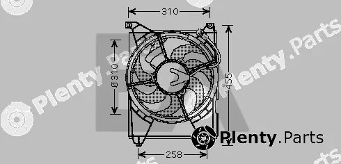 Eaclima 33V28016 — Fan, engine cooling