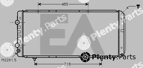 Eaclima 31R55034 — Radiator, engine cooling