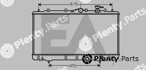 Eaclima 31R28007 — Radiator, engine cooling