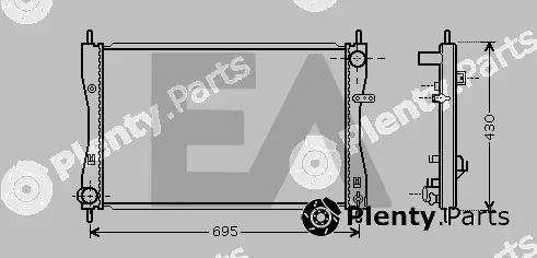 Eaclima 31R51084 — Radiator, engine cooling