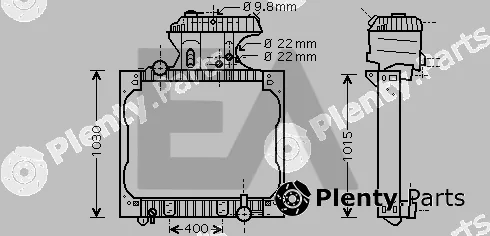 Eaclima 31R47017 — Radiator, engine cooling