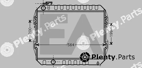 Eaclima 31R77076 — Radiator, engine cooling