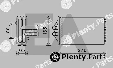 Eaclima 45C58001 — Heat Exchanger, interior heating