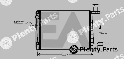 Eaclima 31R10011 — Radiator, engine cooling