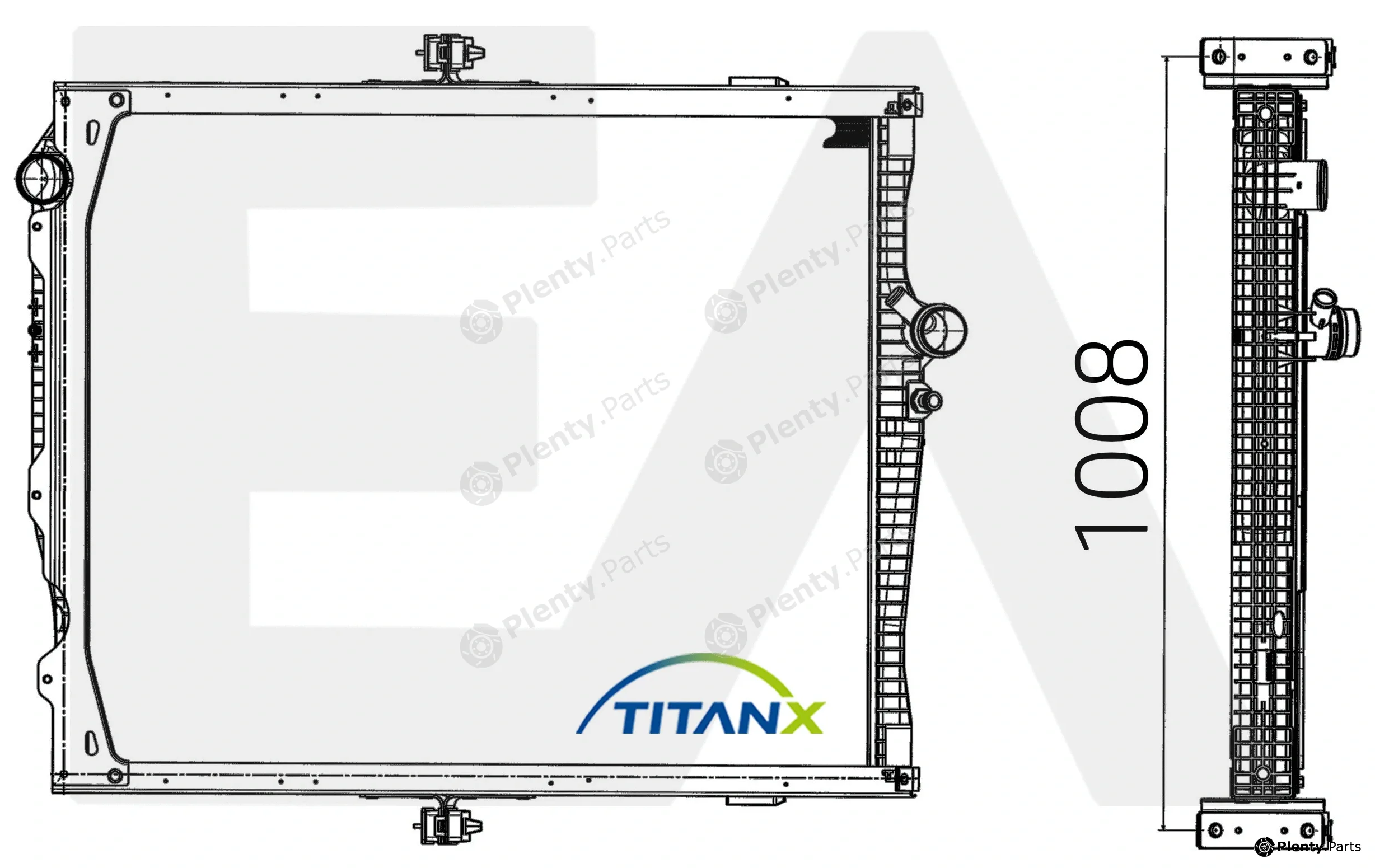 Eaclima 31R76018T — Radiator, engine cooling