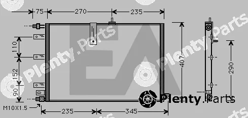Eaclima 30C62004 — Condenser, air conditioning