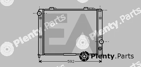 Eaclima 31R03024 — Radiator, engine cooling