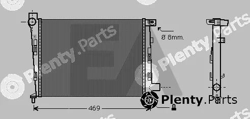 Eaclima 31R50161 — Radiator, engine cooling