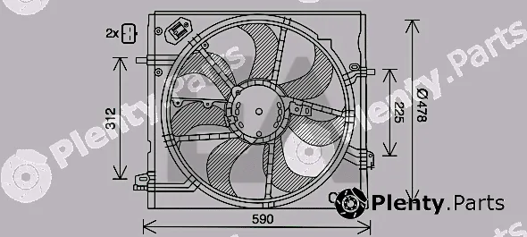 Eaclima 33V18035 — Fan, engine cooling