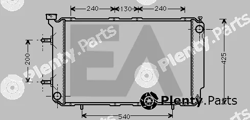 Eaclima 31R68016 — Radiator, engine cooling