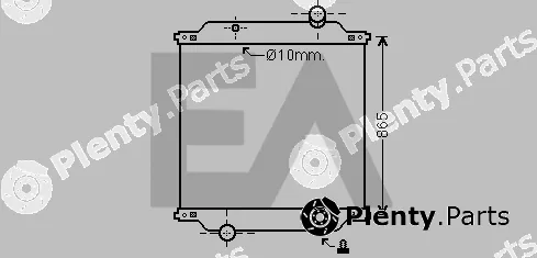 Eaclima 31R59032 — Radiator, engine cooling
