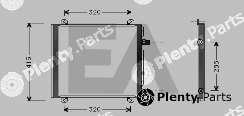Eaclima 30C60016 — Condenser, air conditioning