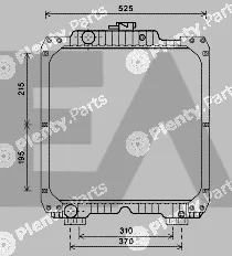 Eaclima 31R53008 — Radiator, engine cooling
