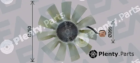 Eaclima 35C63C08 — Fan Wheel, engine cooling