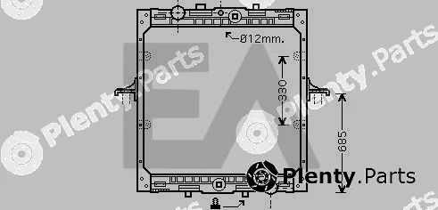 Eaclima 31R16012 — Radiator, engine cooling