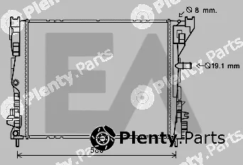 Eaclima 31R60086 — Radiator, engine cooling