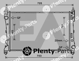 Eaclima 31R25144 — Radiator, engine cooling