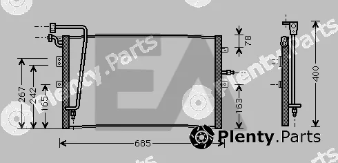Eaclima 30C62005 — Condenser, air conditioning