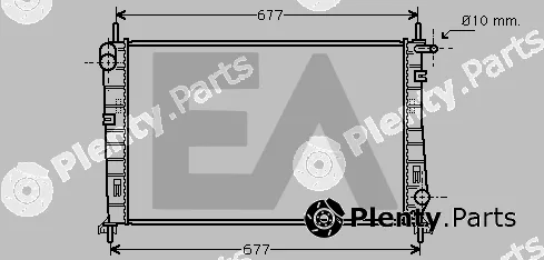 Eaclima 31R22111 — Radiator, engine cooling