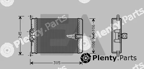 Eaclima 45C50005 — Heat Exchanger, interior heating