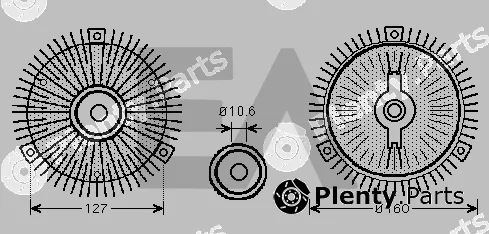 Eaclima 35C50D20 — Fan Wheel, engine cooling