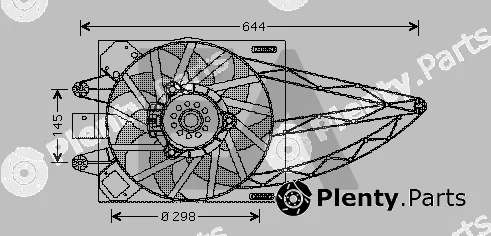 Eaclima 33V25022 — Fan, engine cooling