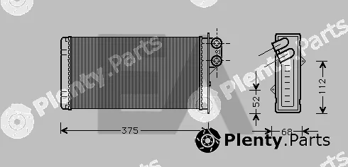 Eaclima 45C59001 — Heat Exchanger, interior heating