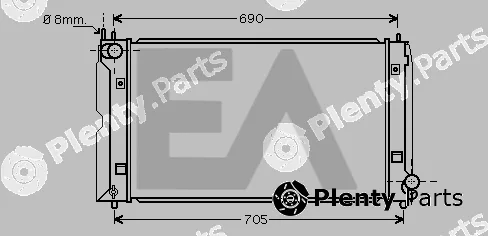Eaclima 31R71311 — Radiator, engine cooling