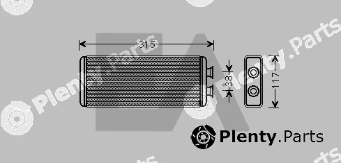 Eaclima 45C35002 — Heat Exchanger, interior heating