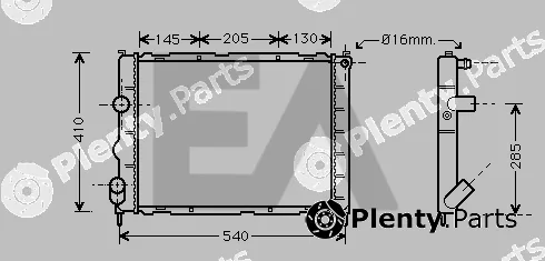 Eaclima 31R60061 — Radiator, engine cooling