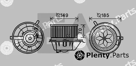 Eaclima 42A77001 — Electric Motor, interior blower