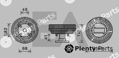Eaclima 35C32D05 — Fan Wheel, engine cooling
