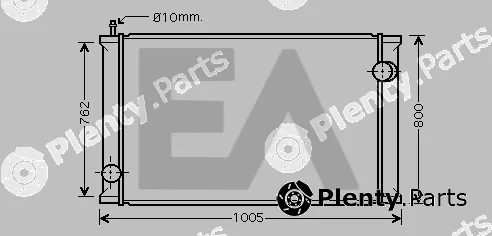 Eaclima 31R59008 — Radiator, engine cooling