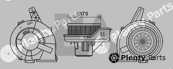 Eaclima 42A67002 — Electric Motor, interior blower