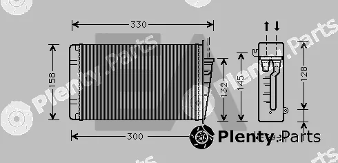 Eaclima 45C03001 — Heat Exchanger, interior heating