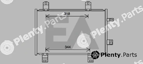Eaclima 30C52039 — Condenser, air conditioning