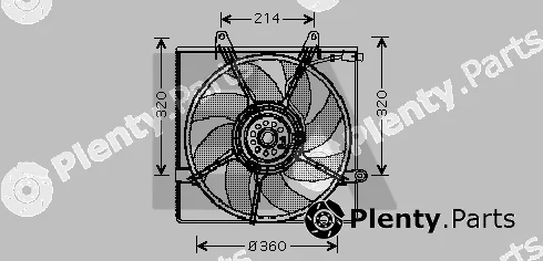 Eaclima 33V36008 — Fan, engine cooling