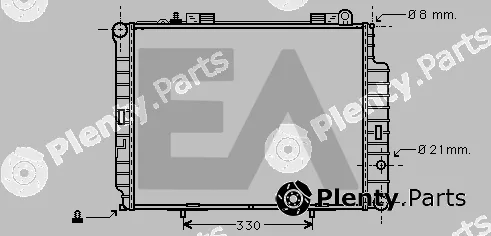 Eaclima 31R50156 — Radiator, engine cooling