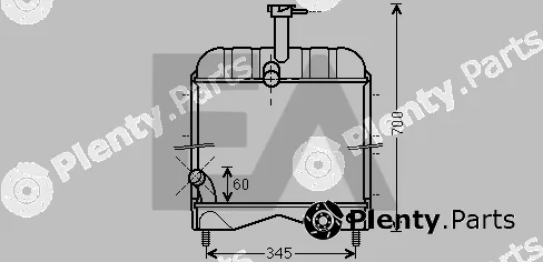 Eaclima 31R46010 — Radiator, engine cooling