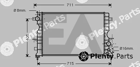Eaclima 31R05044 — Radiator, engine cooling