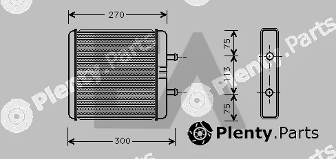 Eaclima 45C30006 — Heat Exchanger, interior heating