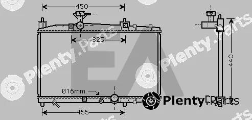 Eaclima 31R71162 — Radiator, engine cooling
